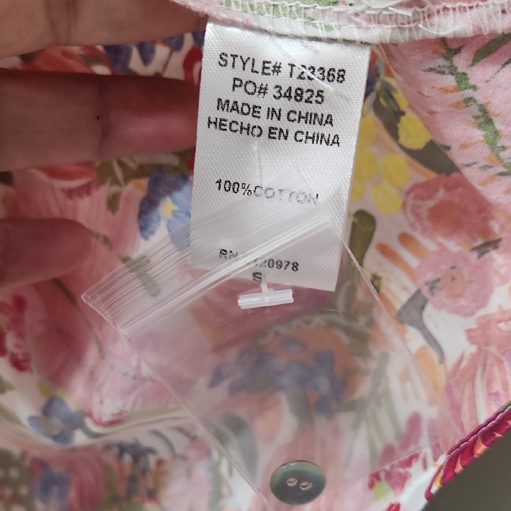 entro Pink Floral Puff-Sleeve Blouse - Picture 3 of 12